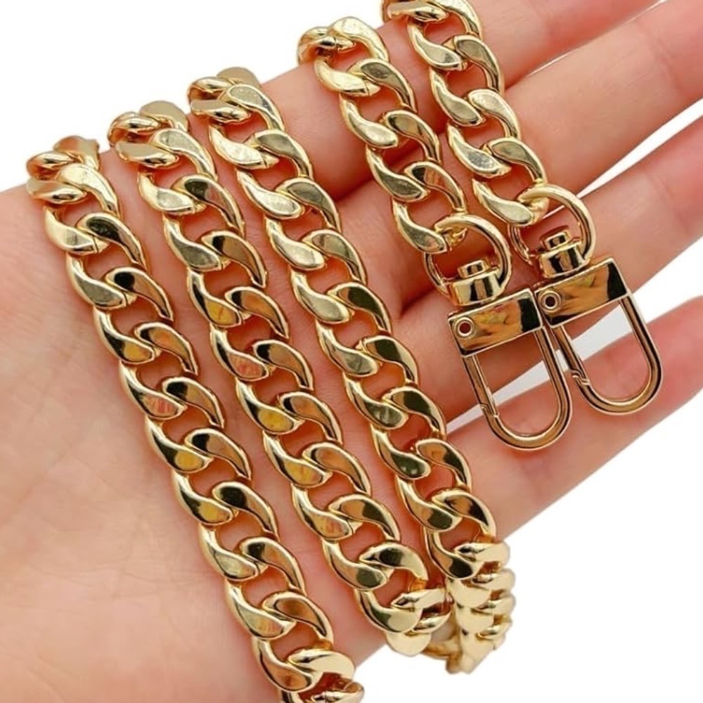 Crossbody Chain for Handbag Gold NWT